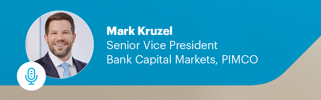  Mark Kruzel senior vice president bank capital markets, pimco